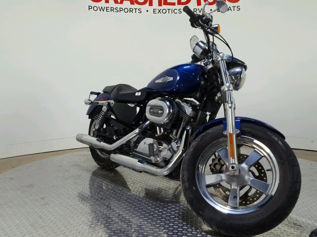 1HD1CT319FC407757 - 2015 HARLEY-DAVIDSON XL1200 C BLUE photo 2