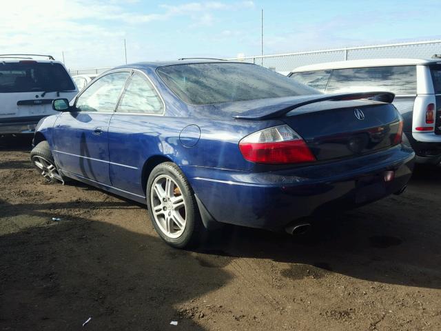 19UYA42613A000453 - 2003 ACURA 3.2CL TYPE BLUE photo 3