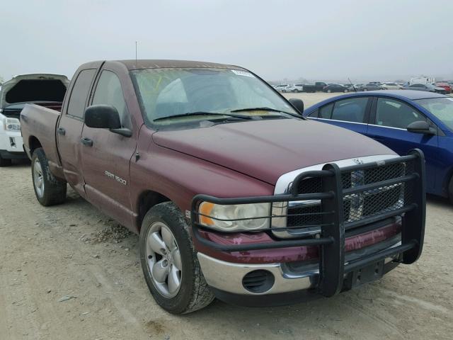 1D7HA18D93J678103 - 2003 DODGE RAM 1500 S MAROON photo 1