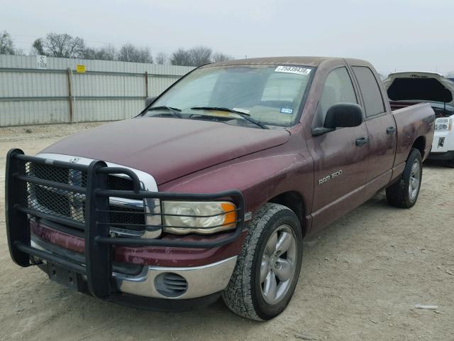 1D7HA18D93J678103 - 2003 DODGE RAM 1500 S MAROON photo 2