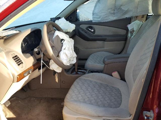 1G1ZT54825F286748 - 2005 CHEVROLET MALIBU LS მუქწითელი ფოტო 5