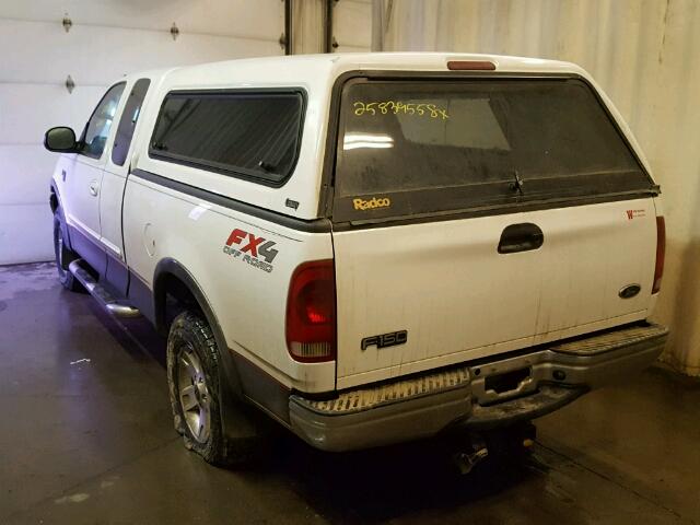 2FTRX18L72CA55550 - 2002 FORD F150 WHITE photo 3