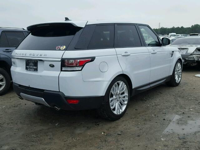 SALWR2KF5GA661405 - 2016 LAND ROVER RANGE ROVE WHITE photo 4