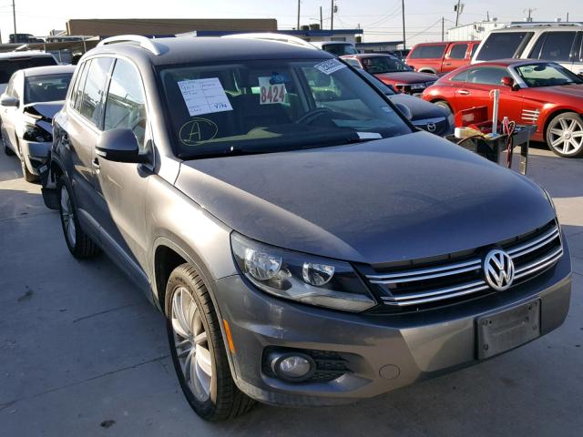 WVGAV7AX5CW002642 - 2012 VOLKSWAGEN TIGUAN S GRAY photo 1