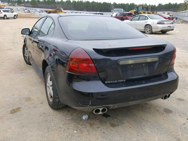2G2WP522641289322 - 2004 PONTIAC GRAND PRIX BLACK photo 3