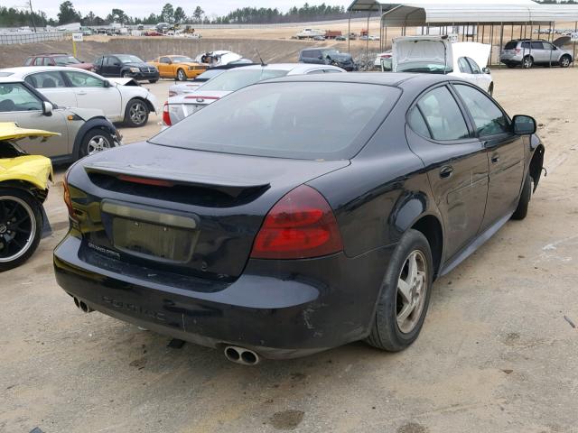 2G2WP522641289322 - 2004 PONTIAC GRAND PRIX BLACK photo 4