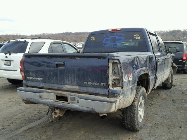 2GCEK13T051112983 - 2005 CHEVROLET SILVERADO BLUE photo 4