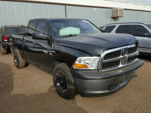 1D7RB1GT3AS138649 - 2010 DODGE RAM 1500 BLACK photo 1