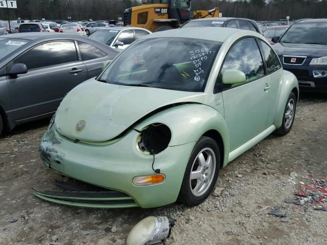 3VWBA21CXXM430505 - 1999 VOLKSWAGEN NEW BEETLE Yaşıl foto 2