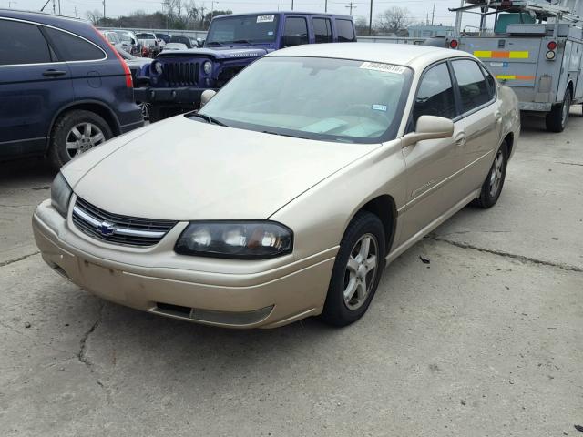 2G1WH55K949451491 - 2004 CHEVROLET IMPALA LS GOLD photo 2