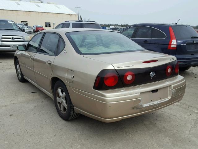 2G1WH55K949451491 - 2004 CHEVROLET IMPALA LS GOLD photo 3