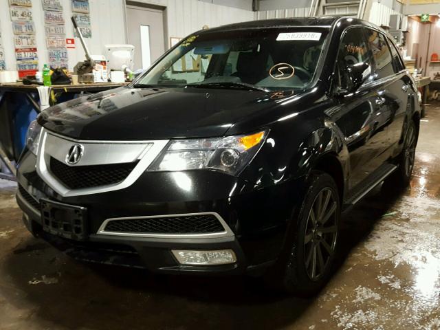 2HNYD2H6XAH527482 - 2010 ACURA MDX TECHNO BLACK photo 2