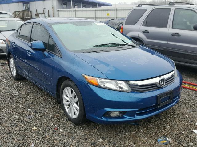 2HGFB2F86CH542914 - 2012 HONDA CIVIC EX 蓝色 照片 1