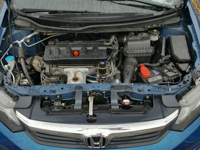 2HGFB2F86CH542914 - 2012 HONDA CIVIC EX BLUE photo 7