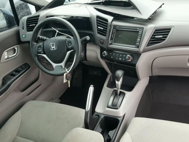 2HGFB2F86CH542914 - 2012 HONDA CIVIC EX 蓝色 照片 9