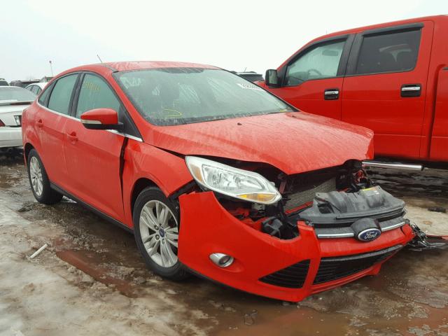 1FAHP3H2XCL175743 - 2012 FORD FOCUS SEL RED photo 1