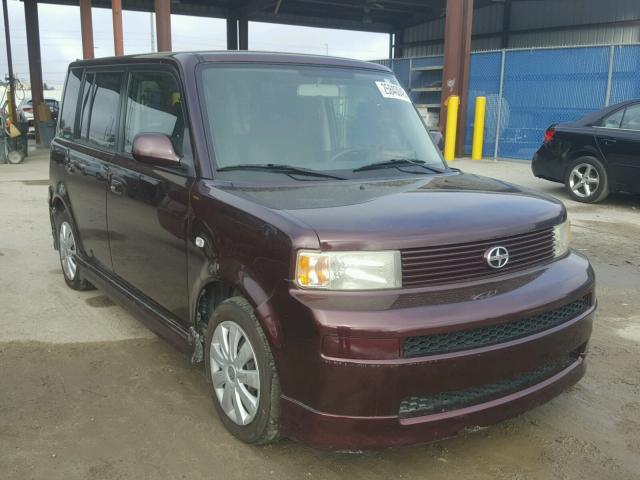 JTLKT324054029522 - 2005 TOYOTA SCION XB PURPLE photo 1