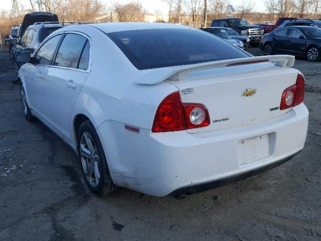 1G1ZA5EU0BF164516 - 2011 CHEVROLET MALIBU LS WHITE photo 3