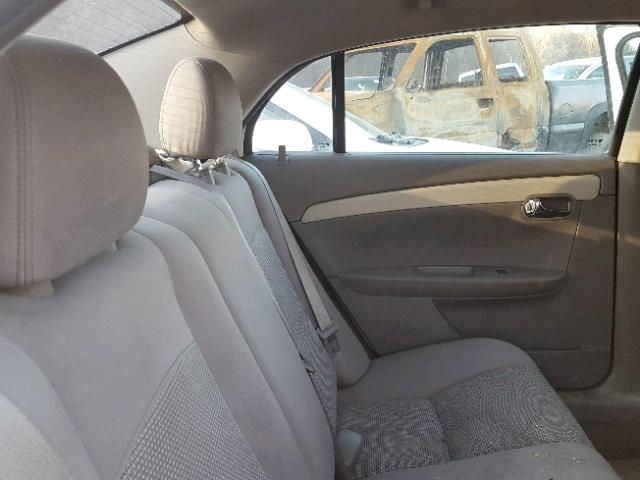 1G1ZA5EU0BF164516 - 2011 CHEVROLET MALIBU LS WHITE photo 6