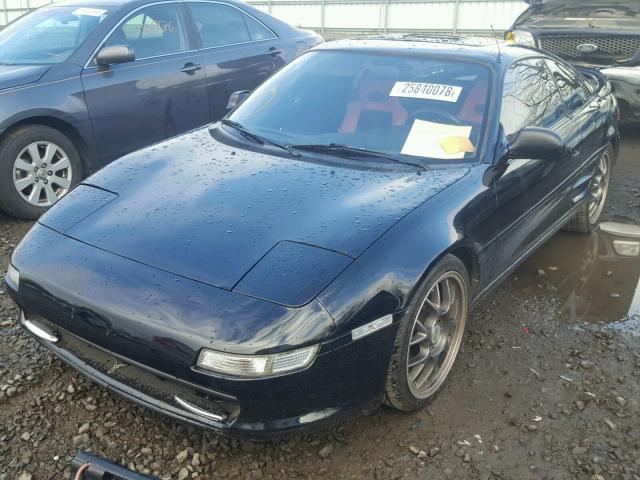 JT2SW21M2M0003002 - 1991 TOYOTA MR2 BLACK photo 2