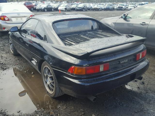 JT2SW21M2M0003002 - 1991 TOYOTA MR2 BLACK photo 3