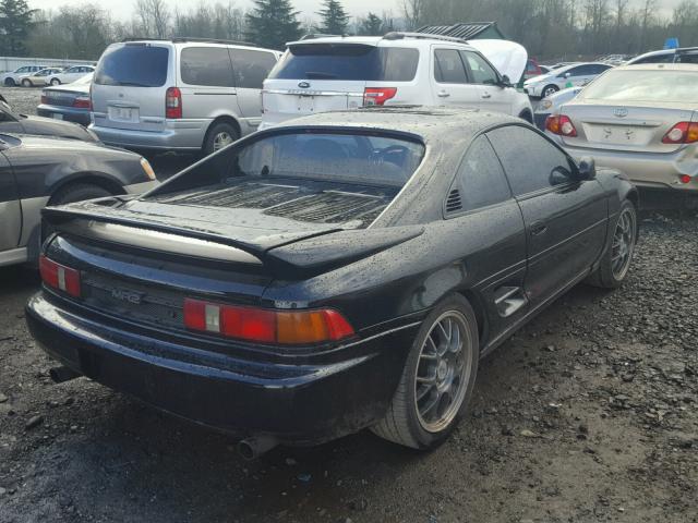 JT2SW21M2M0003002 - 1991 TOYOTA MR2 BLACK photo 4