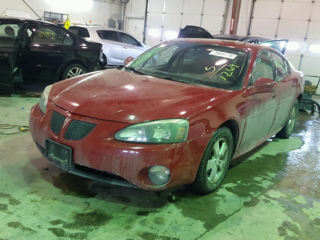 2G2WP552971127264 - 2007 PONTIAC GRAND PRIX RED photo 2