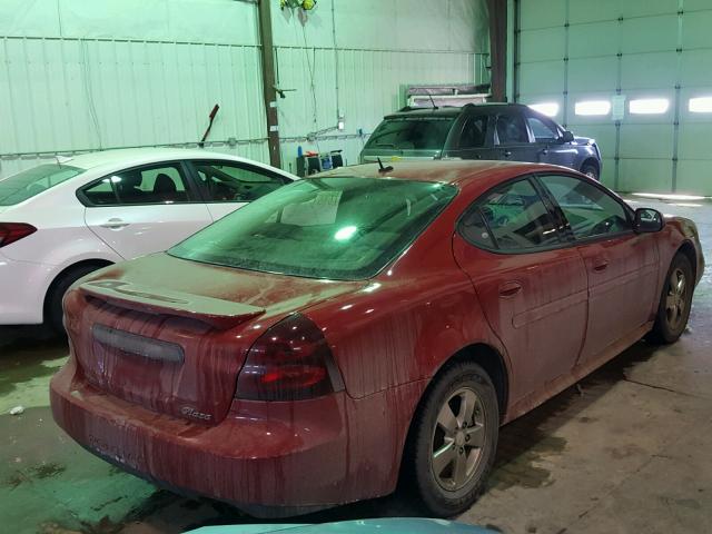 2G2WP552971127264 - 2007 PONTIAC GRAND PRIX RED photo 4