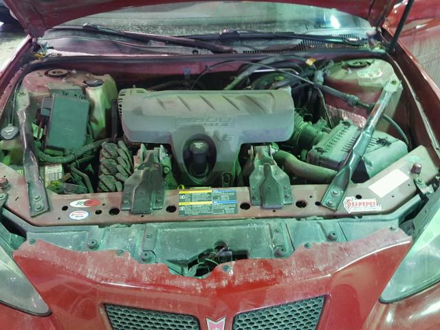 2G2WP552971127264 - 2007 PONTIAC GRAND PRIX RED photo 7