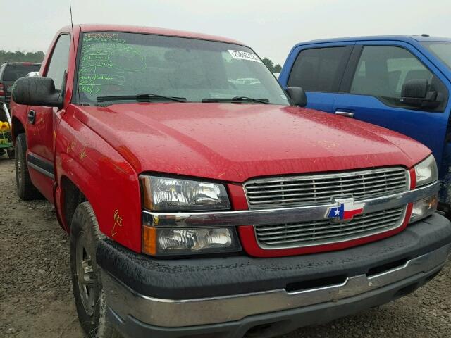 1GCEC14X33Z360552 - 2003 CHEVROLET SILVERADO RED photo 1