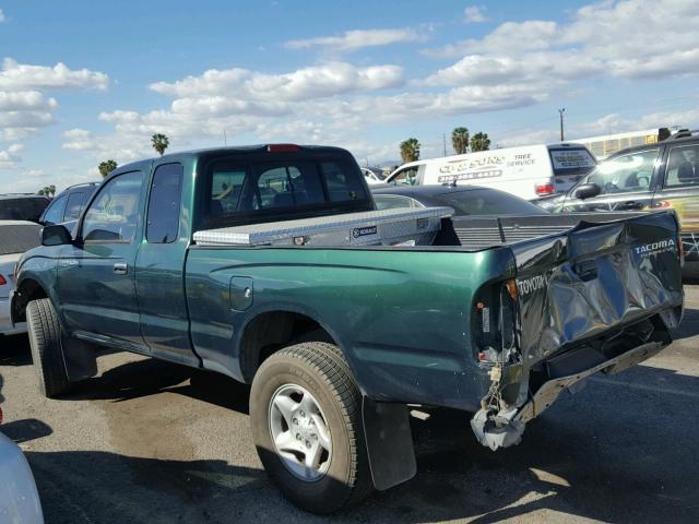 4TASN92N8XZ413793 - 1999 TOYOTA TACOMA XTR GREEN photo 3