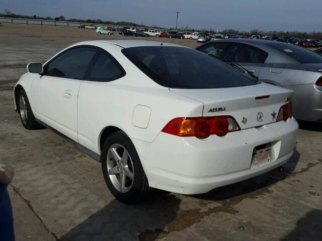 JH4DC54854S010411 - 2004 ACURA RSX WHITE photo 3