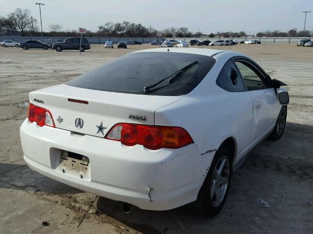 JH4DC54854S010411 - 2004 ACURA RSX WHITE photo 4