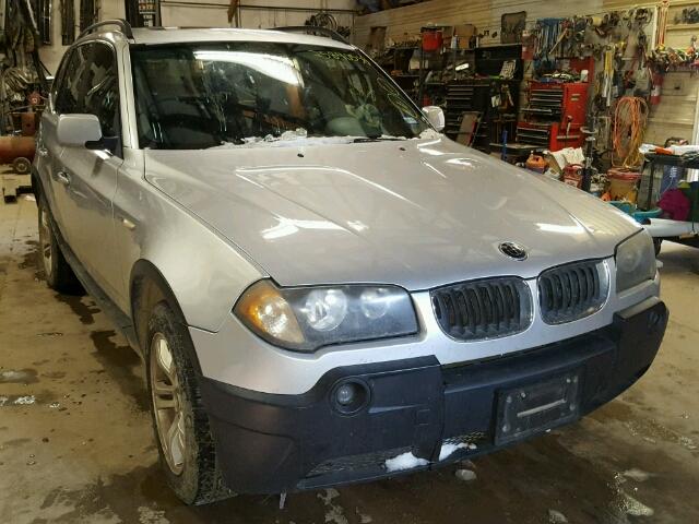 WBXPA93424WA62183 - 2004 BMW X3 3.0I SILVER photo 1