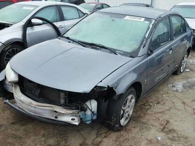 1G8AJ52F24Z196549 - 2004 SATURN ION LEVEL GRAY photo 2