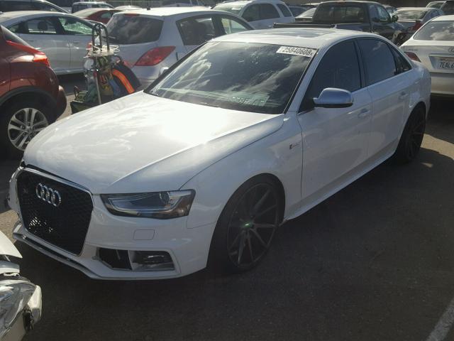 WAUBGAFL2DA198766 - 2013 AUDI S4 PREMIUM WHITE photo 2