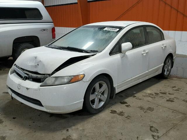 2HGFA16507H021812 - 2007 HONDA CIVIC LX WHITE photo 2