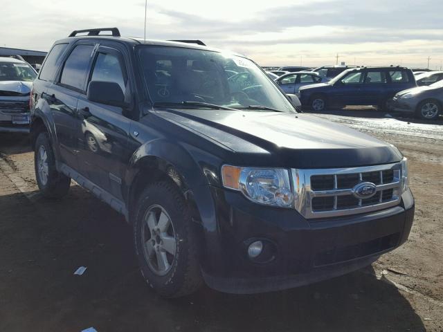 1FMCU93148KA16997 - 2008 FORD ESCAPE XLT BLACK photo 1