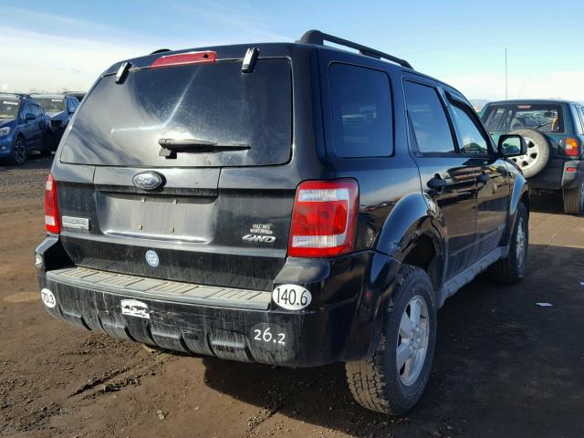 1FMCU93148KA16997 - 2008 FORD ESCAPE XLT BLACK photo 4