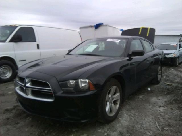 2C3CDXBG3DH526939 - 2013 DODGE CHARGER SE BLACK photo 2