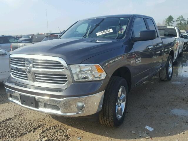 1C6RR7GT3GS176889 - 2016 RAM 1500 SLT GRAY photo 2