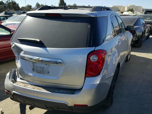 2GNALDEC2B1176309 - 2011 CHEVROLET EQUINOX LT SILVER photo 4