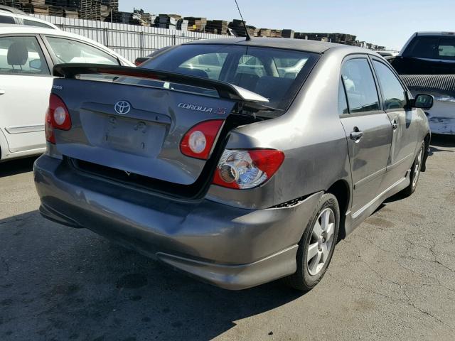 1NXBR30E17Z807458 - 2007 TOYOTA COROLLA CE CHARCOAL photo 4