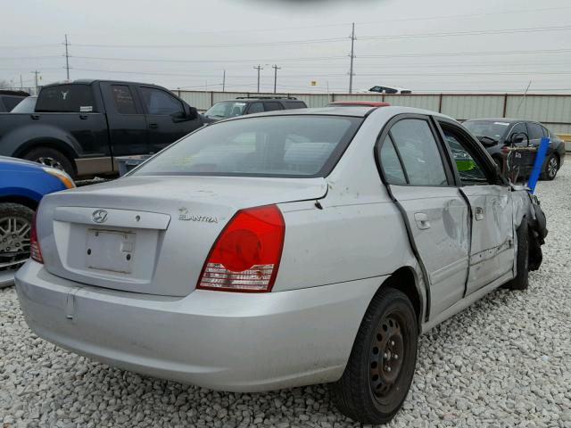 KMHDN46D56U357319 - 2006 HYUNDAI ELANTRA GL SILVER photo 4