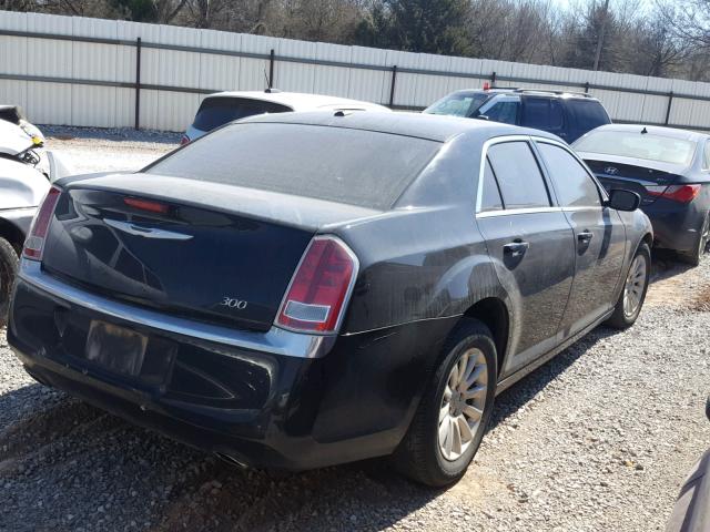 2C3CCAAG7DH551330 - 2013 CHRYSLER 300 BLACK photo 4