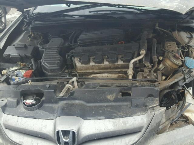 2HGES26765H597451 - 2005 HONDA CIVIC EX ნაცრისფერი ფოტო 7
