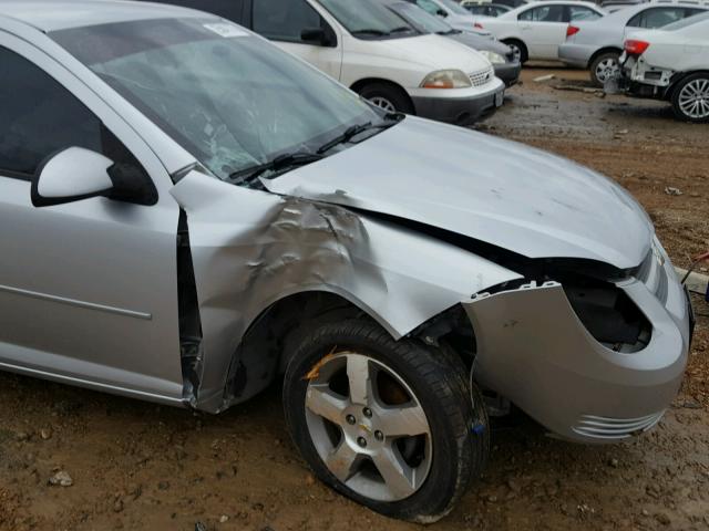 1G1AD1F50A7176856 - 2010 CHEVROLET COBALT 1LT SILVER photo 9