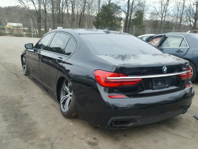 WBA7F0C53HGM21070 - 2017 BMW 750 I BLACK photo 3