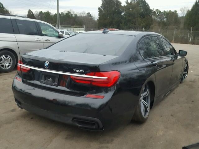 WBA7F0C53HGM21070 - 2017 BMW 750 I BLACK photo 4