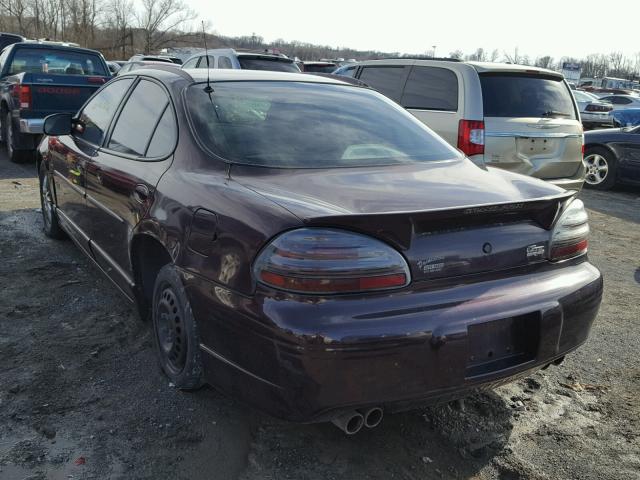 1G2WP52K82F168443 - 2002 PONTIAC GRAND PRIX PURPLE photo 3